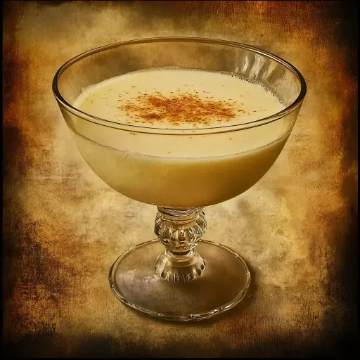 A Bowl Of Egg Nogg vintage cocktail recipe