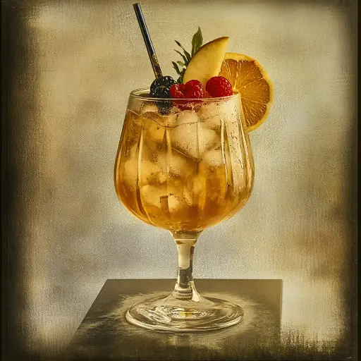 Brandy Punch vintage cocktail recipe