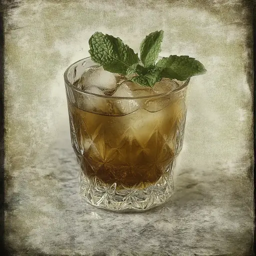 Brandy Smash vintage cocktail recipe