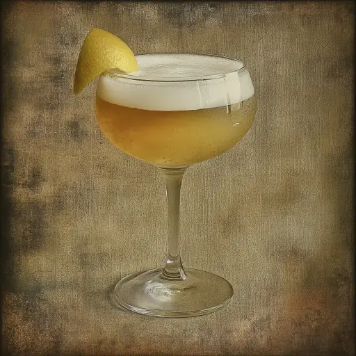Brandy Sour vintage cocktail recipe