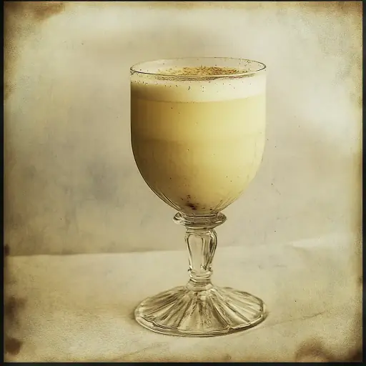 Egg Nogg vintage cocktail recipe