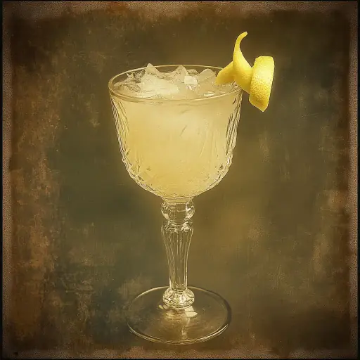 Fancy Gin Cocktail vintage cocktail recipe