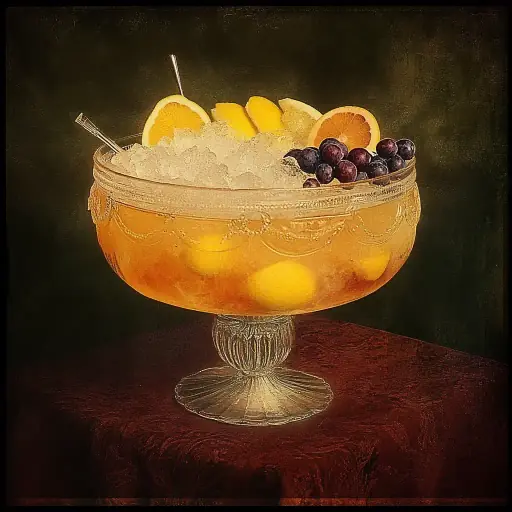 Fancy Punch vintage cocktail recipe