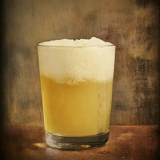 Gin Egg Fizz vintage cocktail recipe