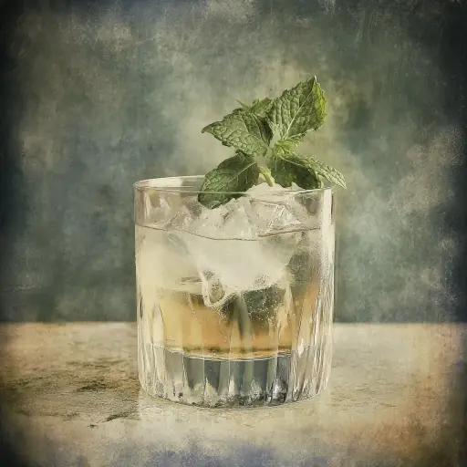 Gin Smash vintage cocktail recipe