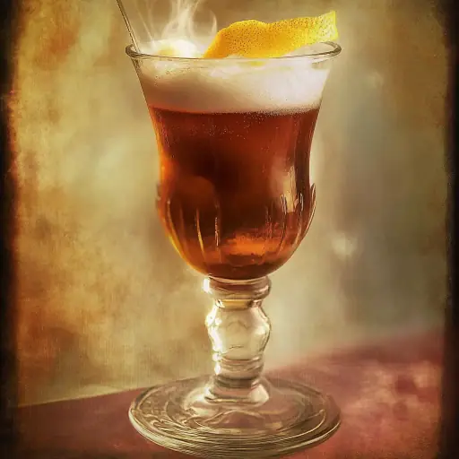 Hot Brandy Sling vintage cocktail recipe
