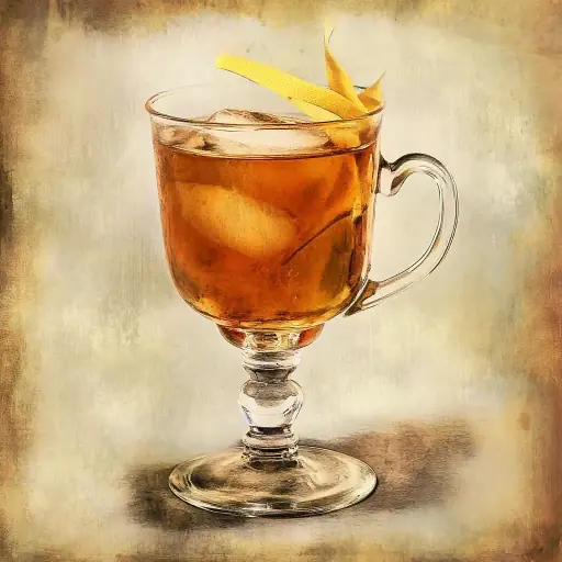 Hot Punch vintage cocktail recipe