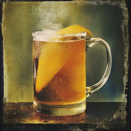 Hot Punch Whiskey Sling vintage cocktail recipe