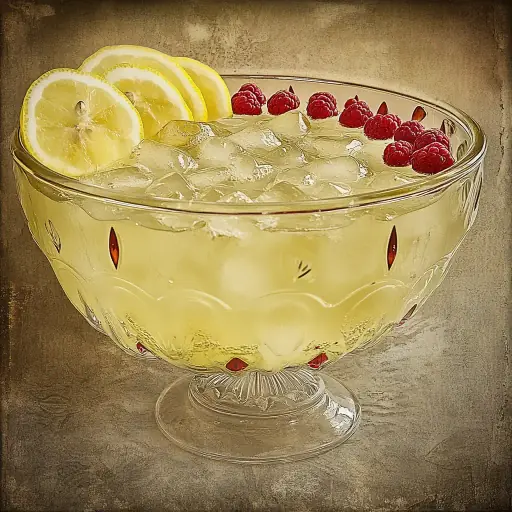 Lemonade Bowl vintage cocktail recipe