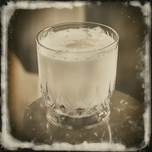 Milk Punch vintage cocktail recipe