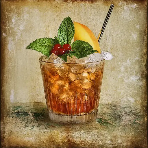 Mint Julep vintage cocktail recipe