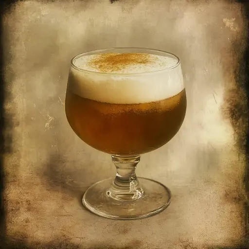 Old English Gentleman Flip vintage cocktail recipe
