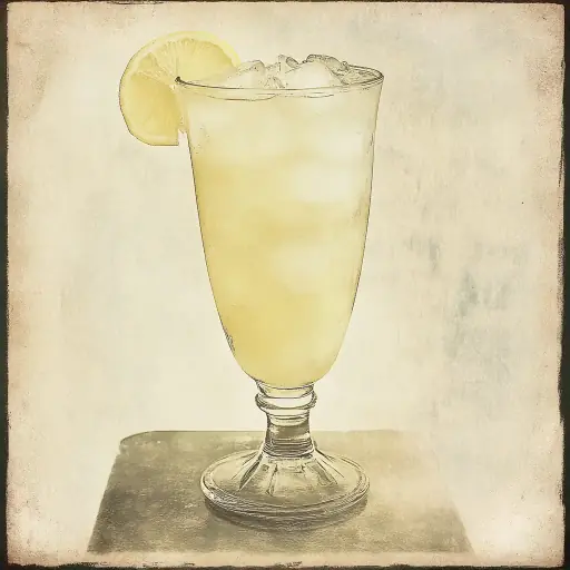 Orgeat Lemonade vintage cocktail recipe
