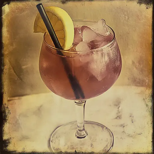 Port Wine Lemonade vintage cocktail recipe