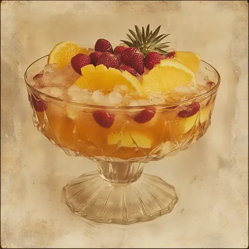 Queen Punch vintage cocktail recipe