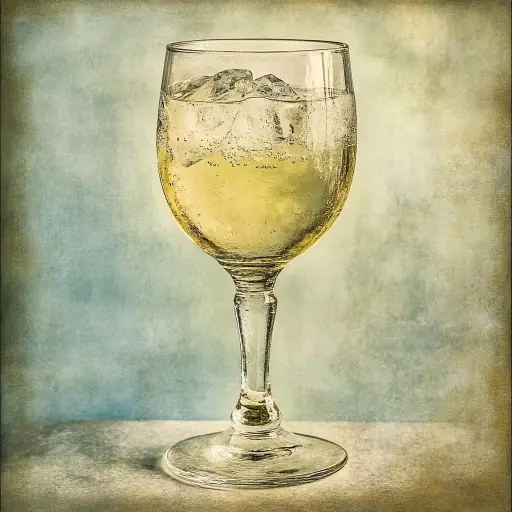 Rhine Wine And Seltzer vintage cocktail recipe