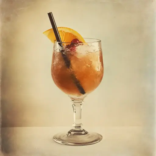Sherry Cobbler vintage cocktail recipe