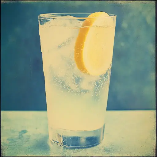 Soda Lemonade vintage cocktail recipe