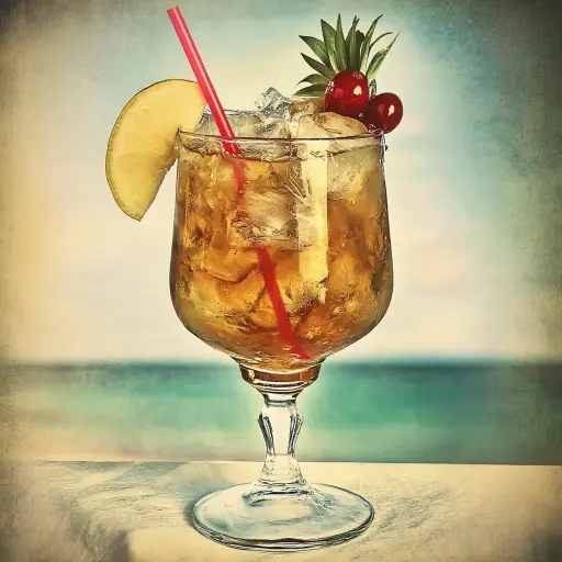 St. Croix Rum Fix vintage cocktail recipe