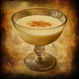 A Bowl Of Egg Nogg vintage drink recipe