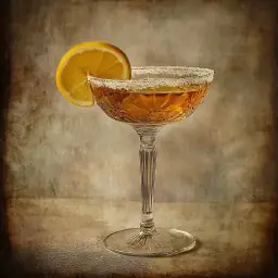 Brandy Crusta vintage drink recipe