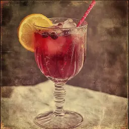 Claret Punch vintage drink recipe