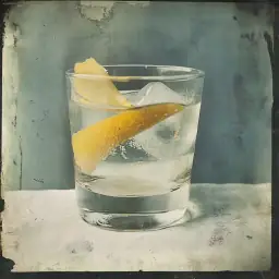 Gin Cocktail vintage drink recipe