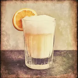 Gin Fizz vintage drink recipe