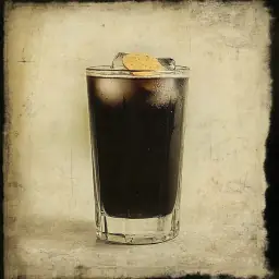 Hot Black Stripe vintage drink recipe