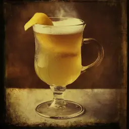 Hot Gin Sling vintage drink recipe