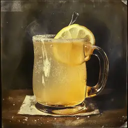 Hot Lemonade vintage drink recipe