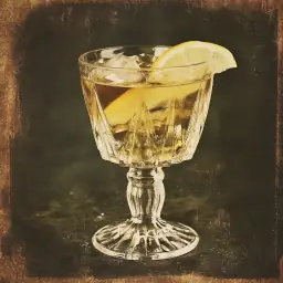 Irish Whiskey Punch vintage drink recipe
