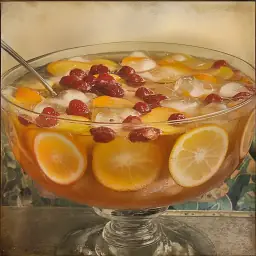 King Punch vintage drink recipe