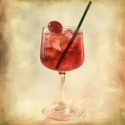 Kirschwasser Punch vintage drink recipe