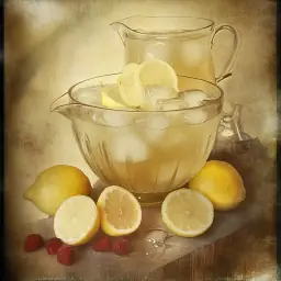 Lemonade vintage drink recipe