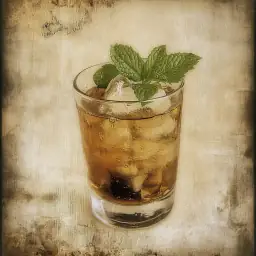 Medford Rum Smash vintage drink recipe