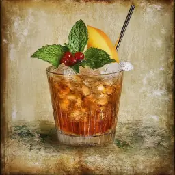 Mint Julep vintage drink recipe