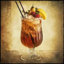 Mississippi Punch vintage drink recipe