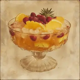 Queen Punch vintage drink recipe
