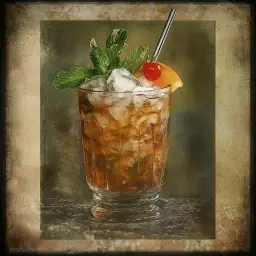 Rum Julep vintage drink recipe