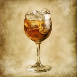 Sherry Plain vintage drink recipe