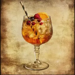 Sherry Punch vintage drink recipe