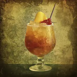 St. Croix Rum Punch vintage drink recipe