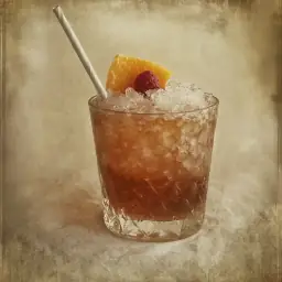 Whiskey Cobbler vintage drink recipe