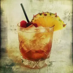 Whiskey Punch vintage drink recipe